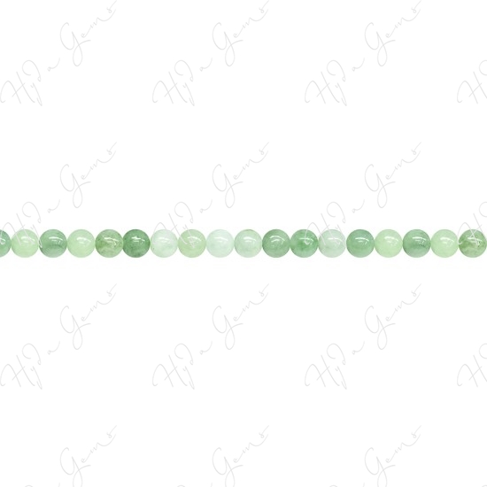 Burma Jade Multi-Color Round Beads (A)