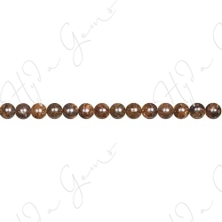 Bronzite Round Beads