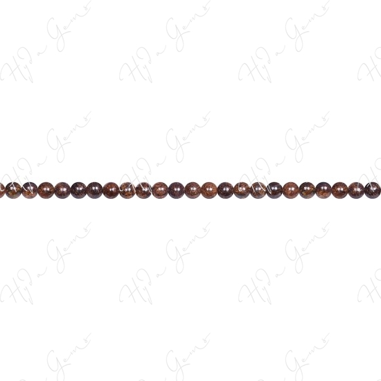 Bronzite Round Beads