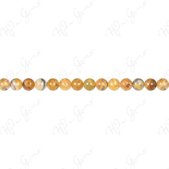 Crazy Agate Round Beads