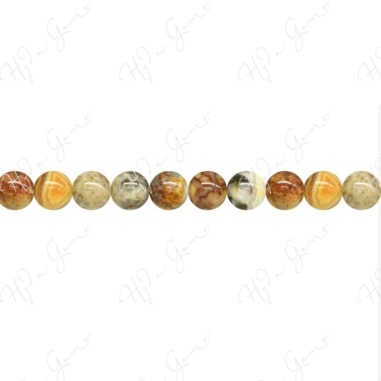 Crazy Agate Round Beads