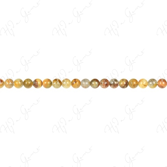 Crazy Agate Round Beads