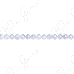 Cracked Crystal Round Beads