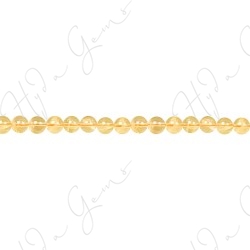 Citrine Round Beads (A)