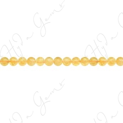 Citrine Round Beads (A1)