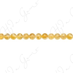 Citrine Round Beads (A-)