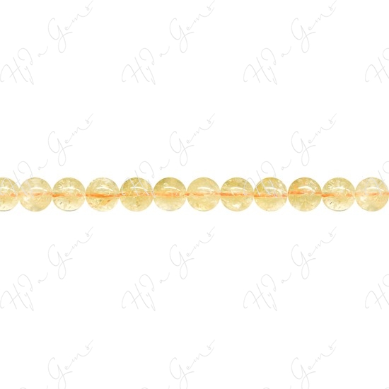 Citrine Round Beads (AB)