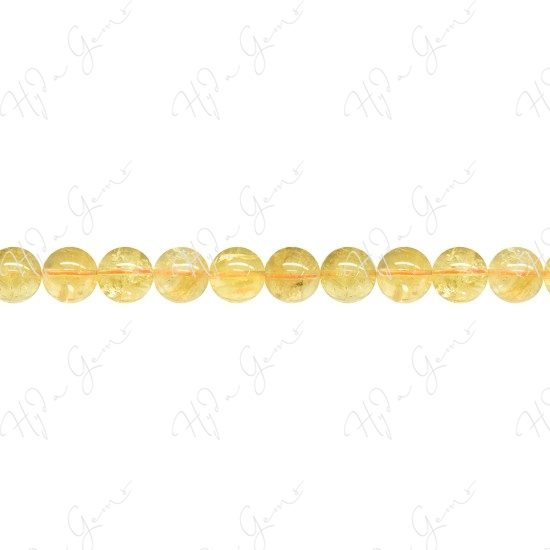 Citrine Round Beads (A1)