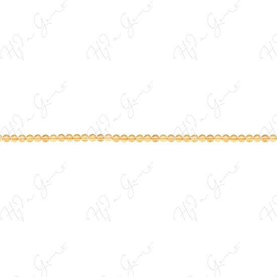 Citrine Round Beads (2A)