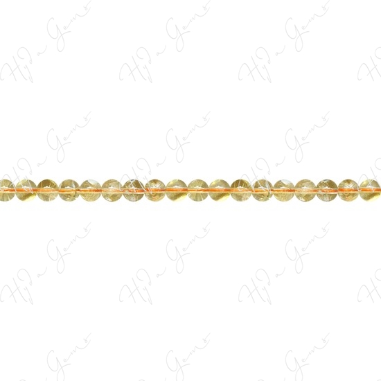 Citrine Round Beads (AB)