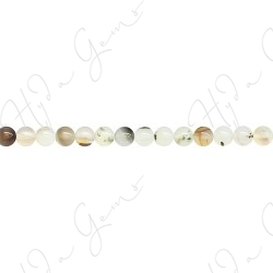 Madagascar Ocean Chalcedony Round Beads