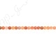 Orange Chalcedony Round Beads