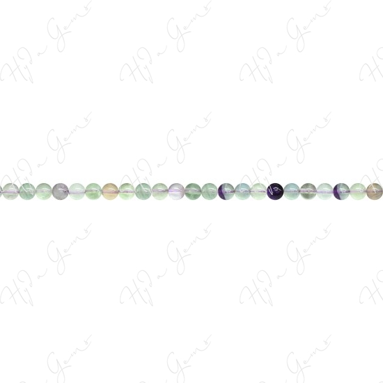 Fluorite Round Beads