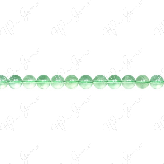 Green Fluorite Round Beads