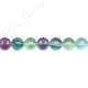 Rainbow Fluorite Round Beads