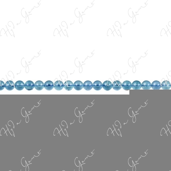 Blue Fluorite Round Beads