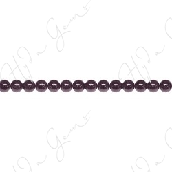 Garnet Round Beads (2A)