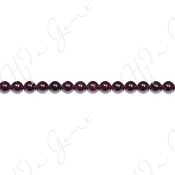 Garnet Round Beads (A-)