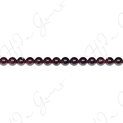 Garnet Round Beads (A)