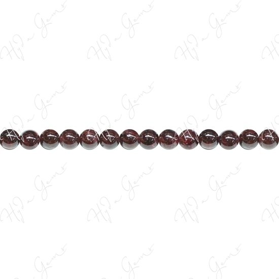 Garnet Round Beads (AB)