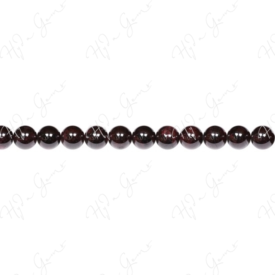 Garnet Round Beads (A)