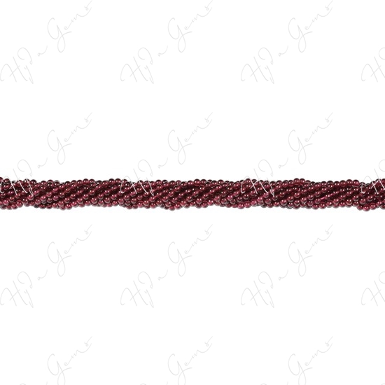 Garnet Round Beads