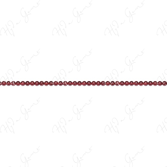 Garnet Round Beads (2A)