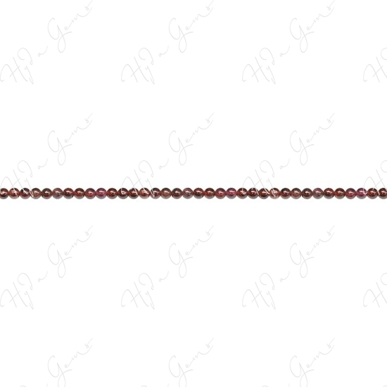 Garnet Round Beads (AB)