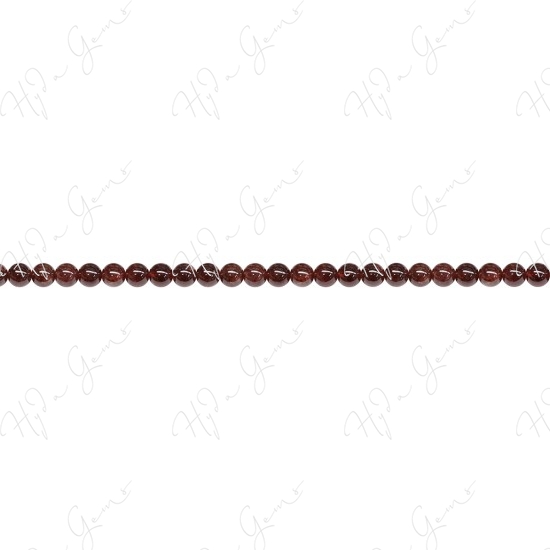 Garnet Round Beads