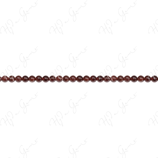 Garnet Round Beads (A-)