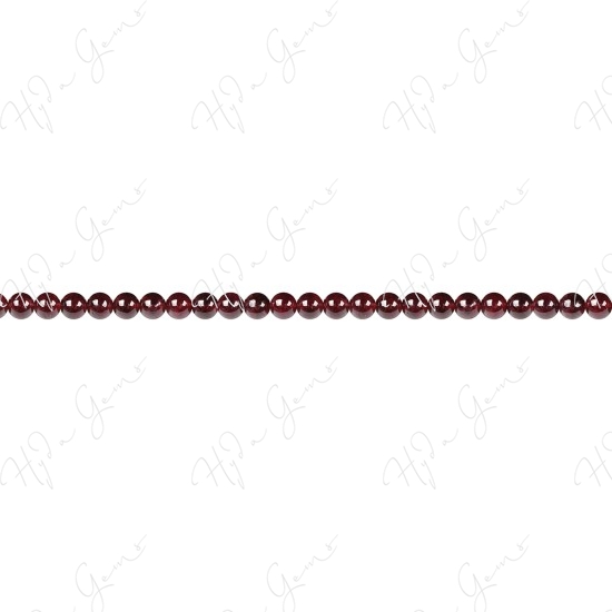 Garnet Round Beads (A)