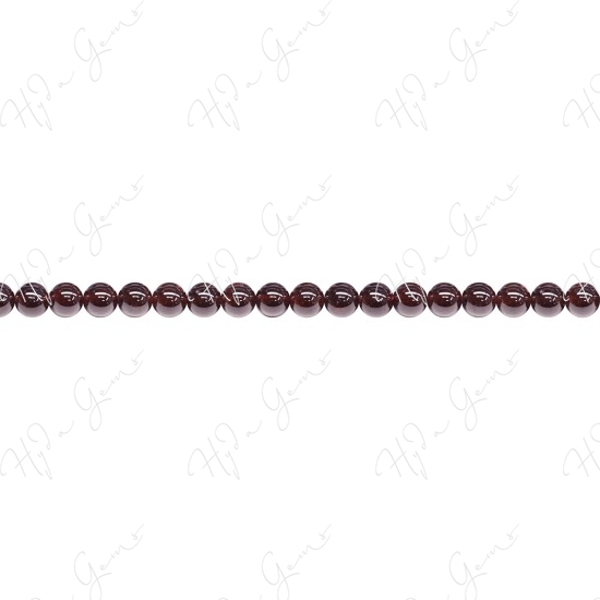 Garnet Round Beads (2A)