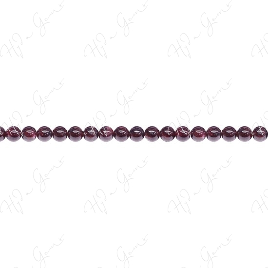 Garnet Round Beads (3A)