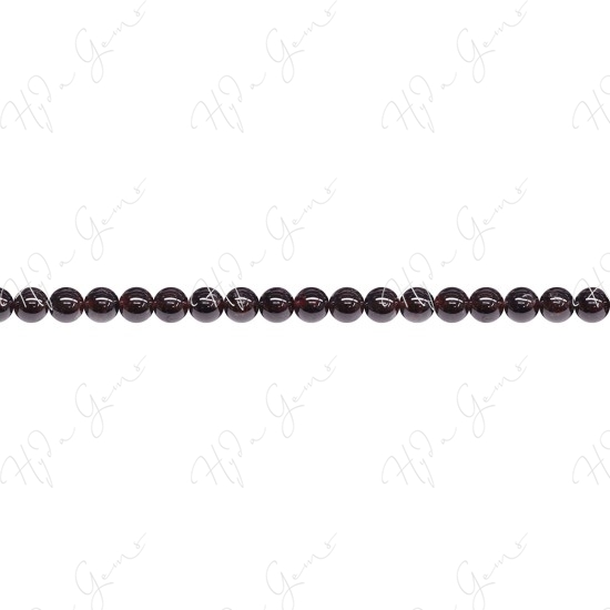 Garnet Round Beads