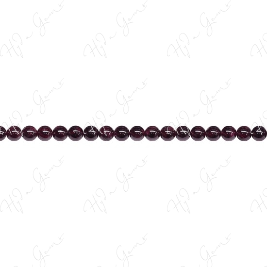 Garnet Round Beads (A1)