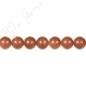 Gold Sand Stone Round Beads