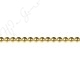 Hematine Carat Gold Color Plated Round Beads