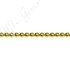 Hematine Gold Color Plated Round Beads