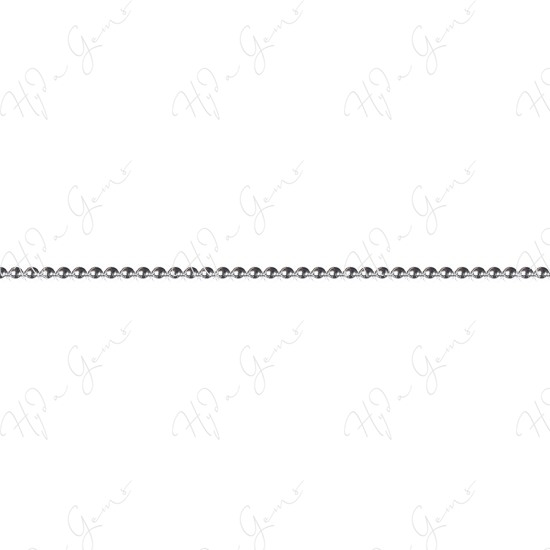 Hematine Platinum Color Plated Round Beads