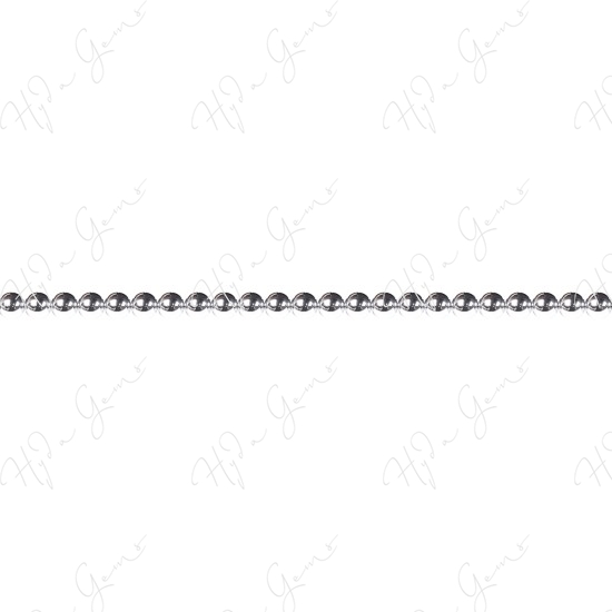 Hematine Platinum Color Plated Round Beads