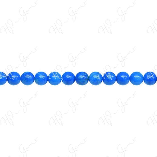 Howlite Turquoise Round Beads