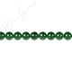 Green Agate Round Beads