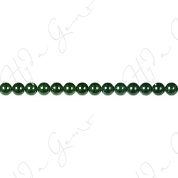 Green Sand Stone Round Beads