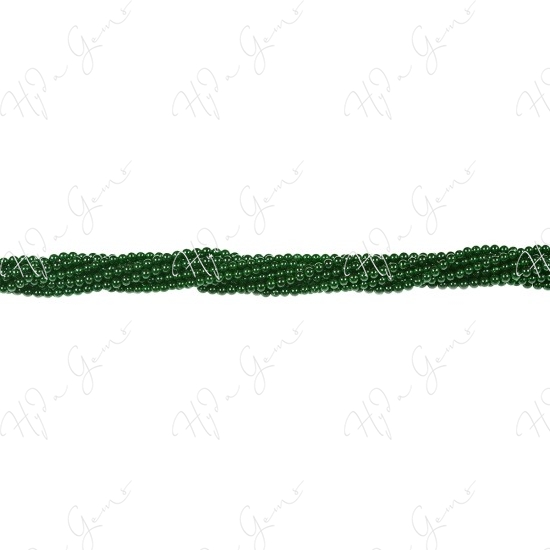 Green Sand Stone Round Beads