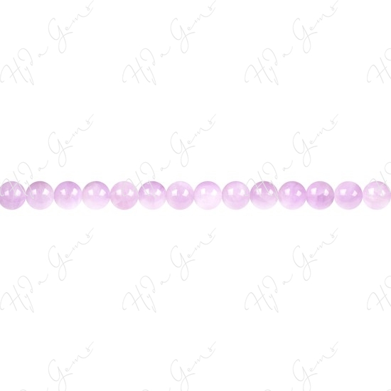 Kunzite Round Beads (2A)