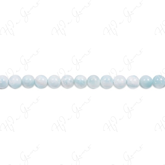 Larimar (Mongolian) Round Beads