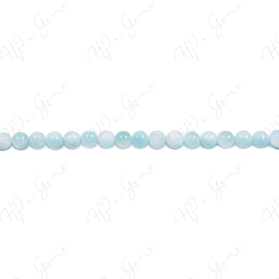 Larimar (Mongolian) Round Beads