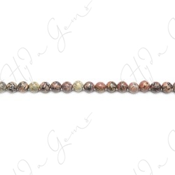 Leopard Skin Jasper Round Beads