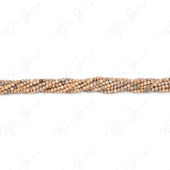 Leopard Skin Jasper Round Beads