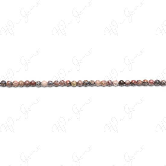 Leopard Skin Jasper Round Beads